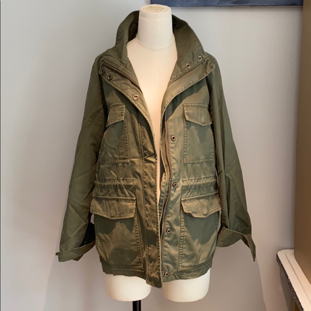 Madewell Surplus Jacket  in Olive